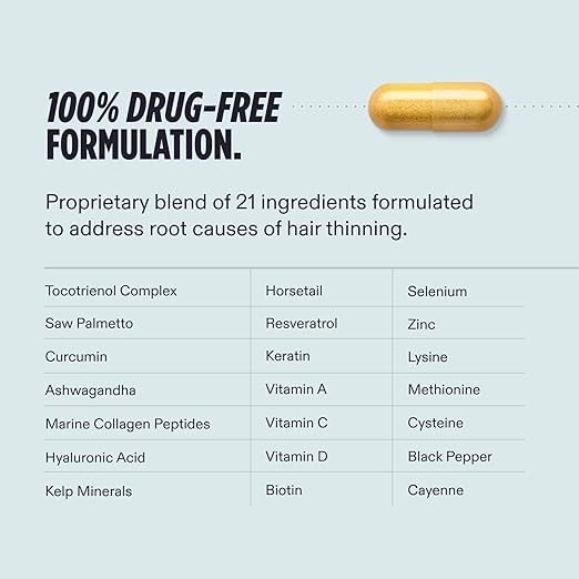 Nutrafol Men’s Hair Growth – Clinically Tested for Thicker, Fuller Hair & Scalp Coverage (1-Month Supply)