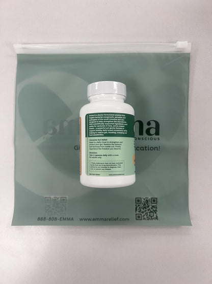 Emma Gut Health Capsules – Gas, Bloating & Digestion Support (60 Ct)