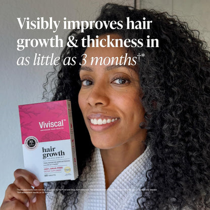 Viviscal Women Hair Growth Tablets – Thicker, Fuller Hair Support (90-Day Supply)