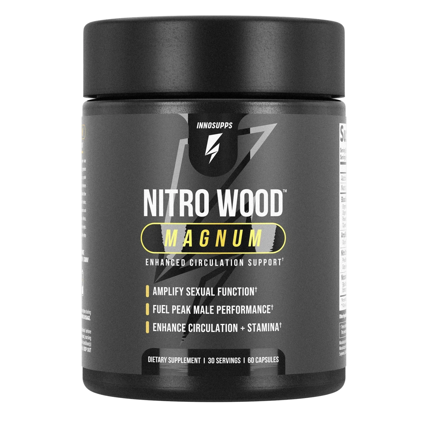 Inno Supps Nitro Wood MAGNUM Enhanced Circulation, Stamina, Sex Support