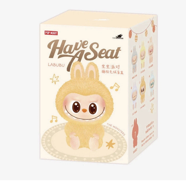 AUTHENTIC POP MART THE MONSTERS LABUBU V2 Have A Seat Blind Box - SEALED