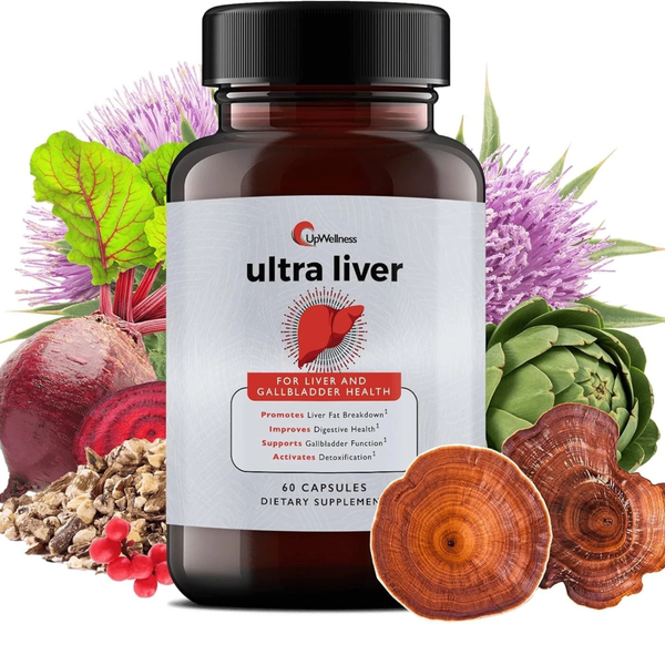 UpWellness Ultra Liver Supplement for Liver Health and Gallbladder Support