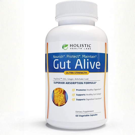 Gut Alive 60 Capsules - Natural Gut Lining Support Supplement EXP 08/2027