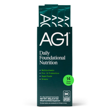 AG1 Daily Greens Powder – Vitamins, Minerals & Probiotics
