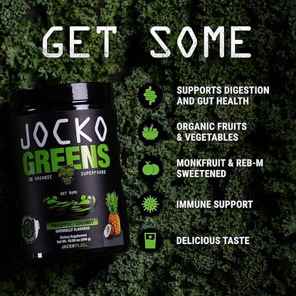 Jocko Fuel Daily Greens – Gut & Immune Support (30 Servings)