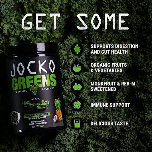 Jocko Fuel Daily Greens – Gut & Immune Support (30 Servings)