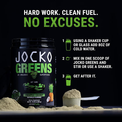 Jocko Fuel Daily Greens – Gut & Immune Support (30 Servings)