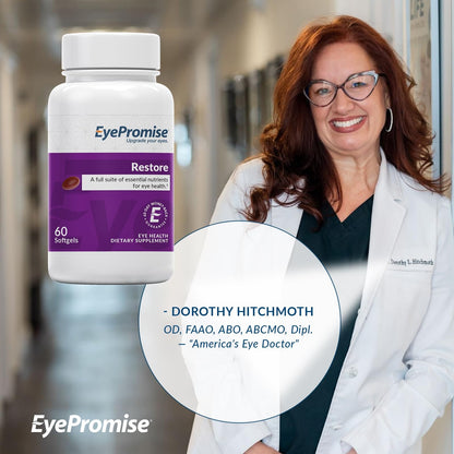 EyePromise Restore Supplement Complete Macular Health Formula - 60 Softgels