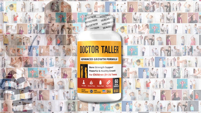 NuBest Doctor Taller – Growth Support for Kids (8+) & Teens – 60 Vegan Capsules